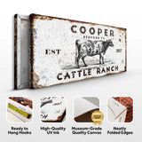 Cattle Ranch Rustic - LP1 - Tailored Canvases - Flyclothing LLC