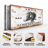 Chicken Coop Sign VI - Tailored Canvases - Flyclothing LLC