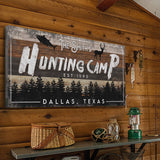 Fishing And Hunting Sign IV - Tailored Canvases - Flyclothing LLC