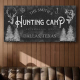 Fishing And Hunting Sign III - Tailored Canvases - Flyclothing LLC