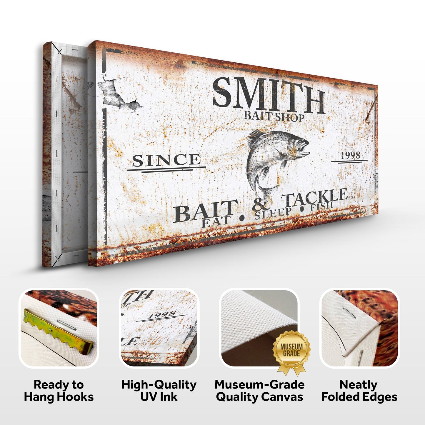 Bait and Tackle Sign - Tailored Canvases - Flyclothing LLC