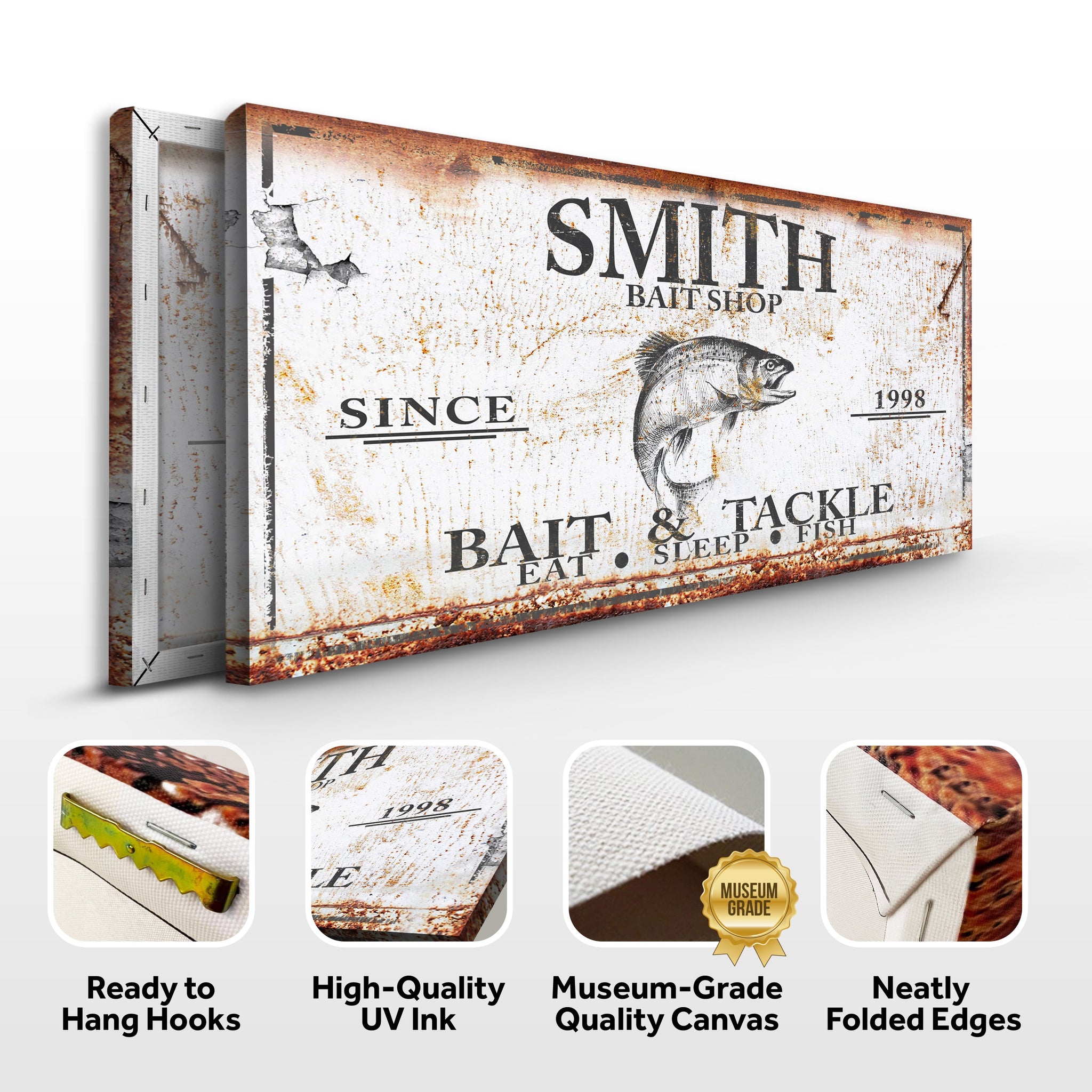 Bait and Tackle Sign - Tailored Canvases - Flyclothing LLC