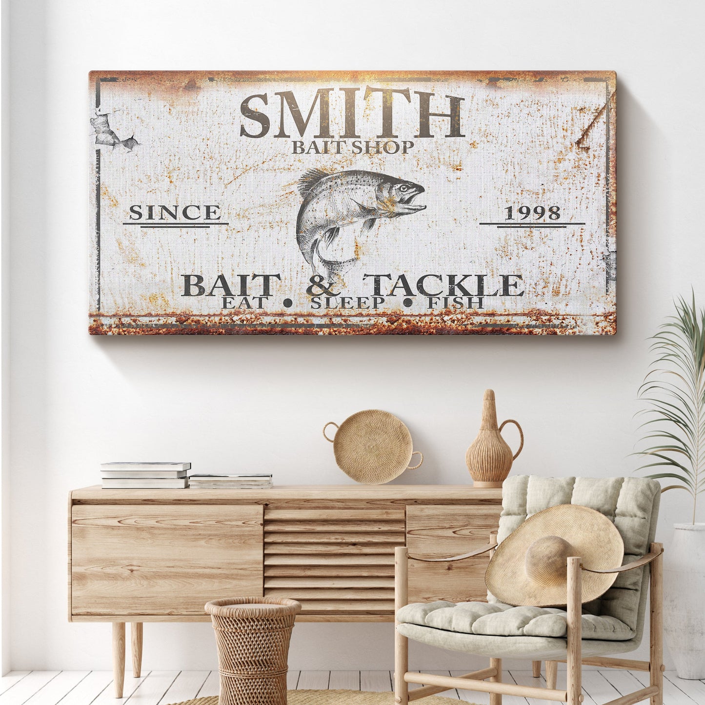 Bait and Tackle Sign - Tailored Canvases - Flyclothing LLC