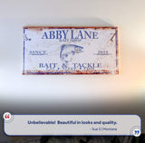 Bait and Tackle Sign - Tailored Canvases - Flyclothing LLC
