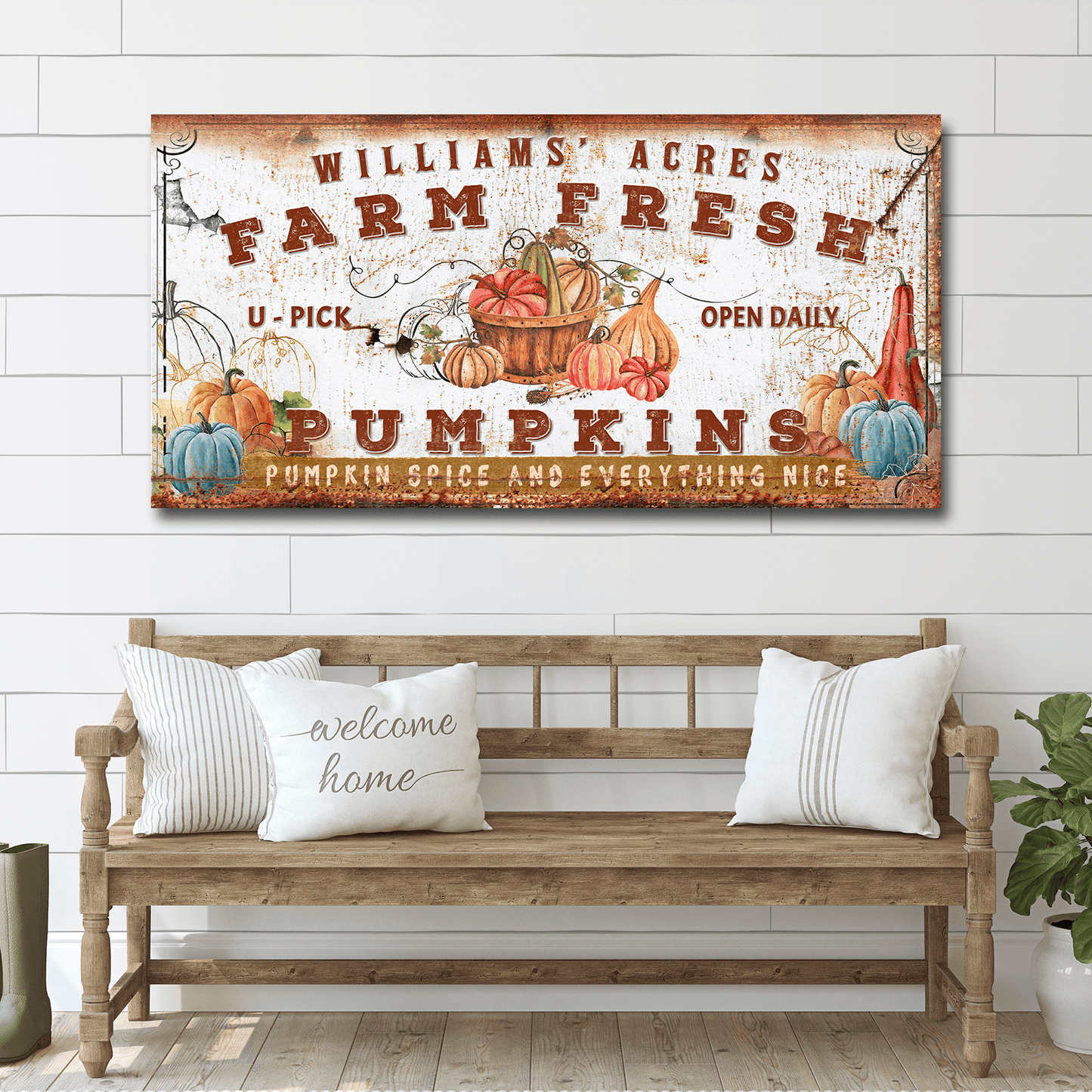 Farm Fresh Pumpkins Sign - Tailored Canvases - Flyclothing LLC