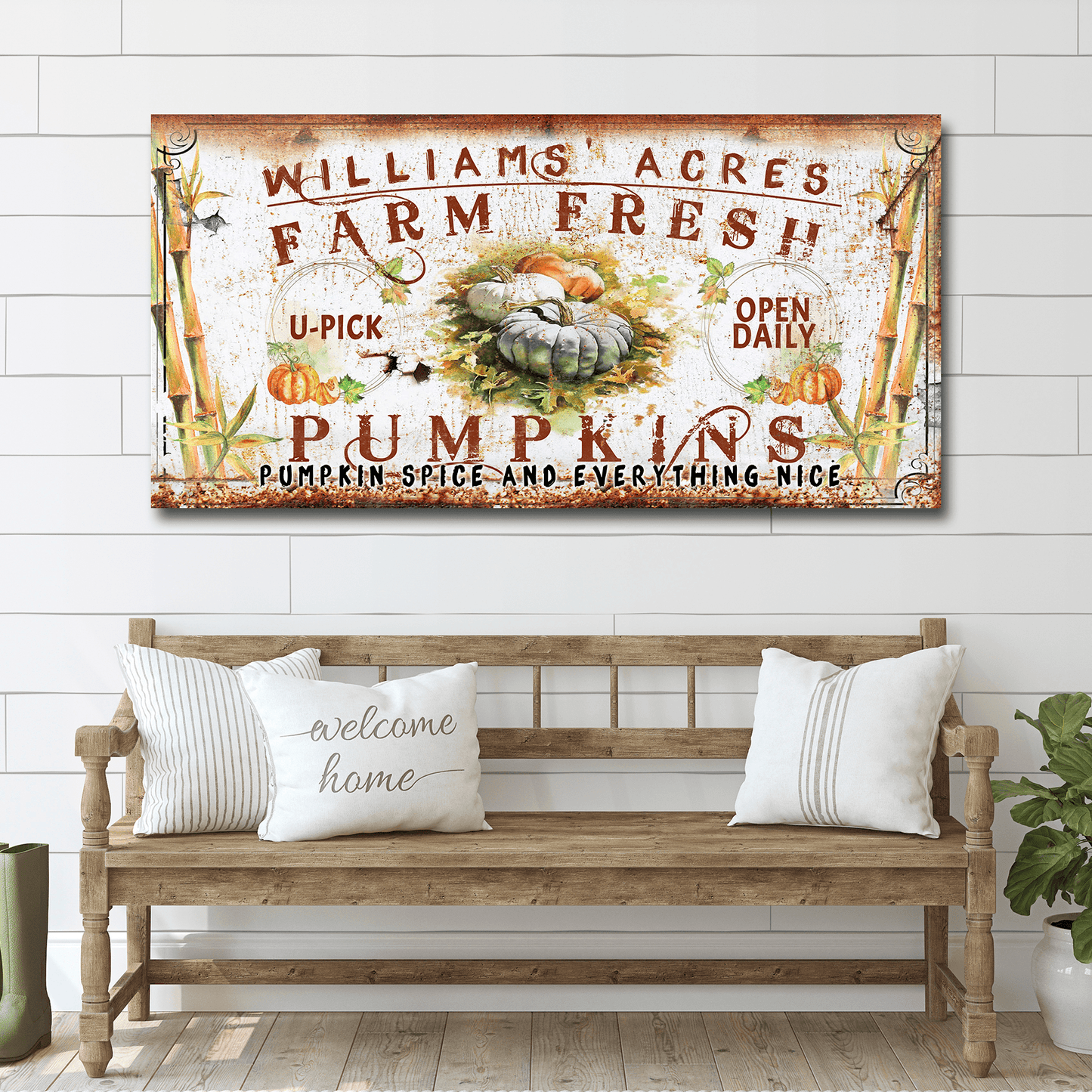 Farm Fresh Pumpkins Sign - Tailored Canvases - Flyclothing LLC