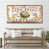 Farm Fresh Pumpkins Sign - Tailored Canvases - Flyclothing LLC