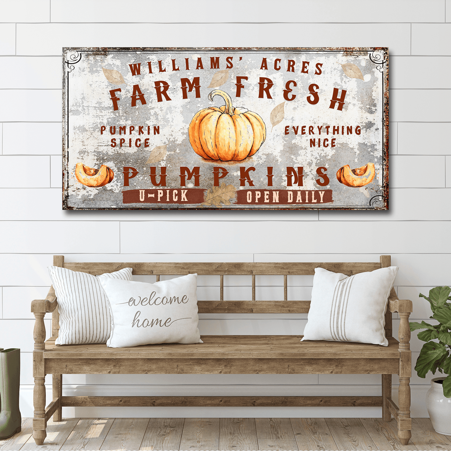 Farm Fresh Pumpkins Sign - Tailored Canvases - Flyclothing LLC