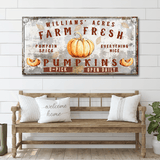 Farm Fresh Pumpkins Sign - Tailored Canvases - Flyclothing LLC