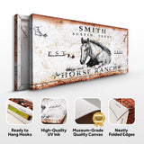 Rustic Horse Ranch Sign IV - Tailored Canvases - Flyclothing LLC