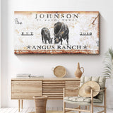 Angus Ranch Sign - Tailored Canvases - Flyclothing LLC