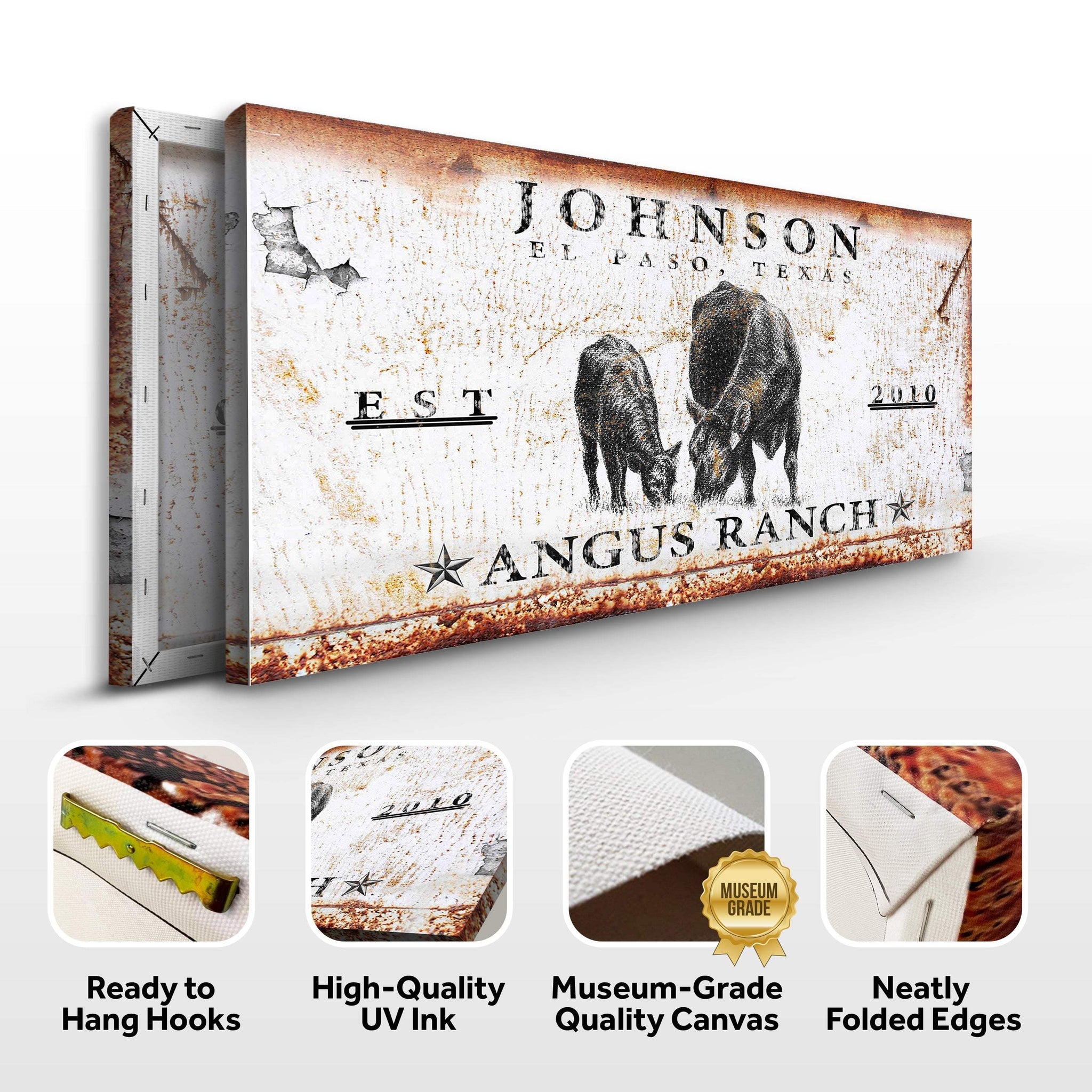 Angus Ranch Sign - Tailored Canvases - Flyclothing LLC