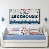 Family Lake House Vintage Sign - Tailored Canvases - Flyclothing LLC