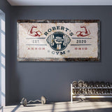 Gym Sign V - Tailored Canvases - Flyclothing LLC