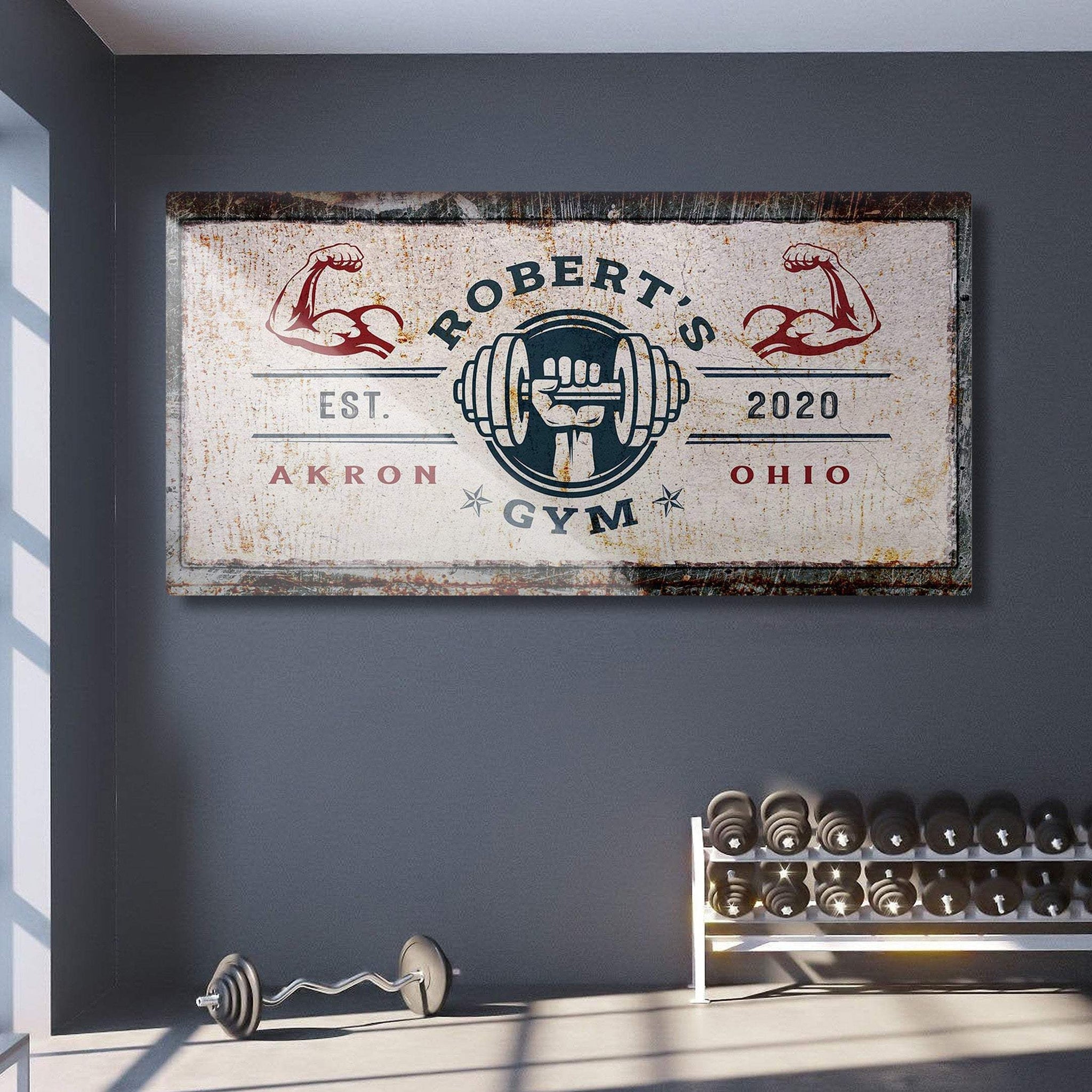 Gym Sign V - Tailored Canvases - Flyclothing LLC