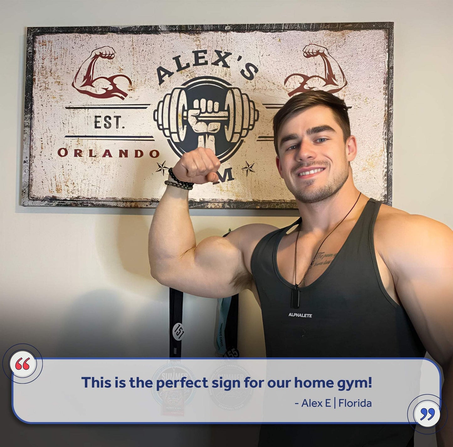 Gym Sign V - Tailored Canvases - Flyclothing LLC