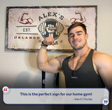Gym Sign V - Tailored Canvases - Flyclothing LLC