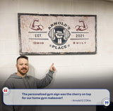 Gym Sign V - Tailored Canvases - Flyclothing LLC