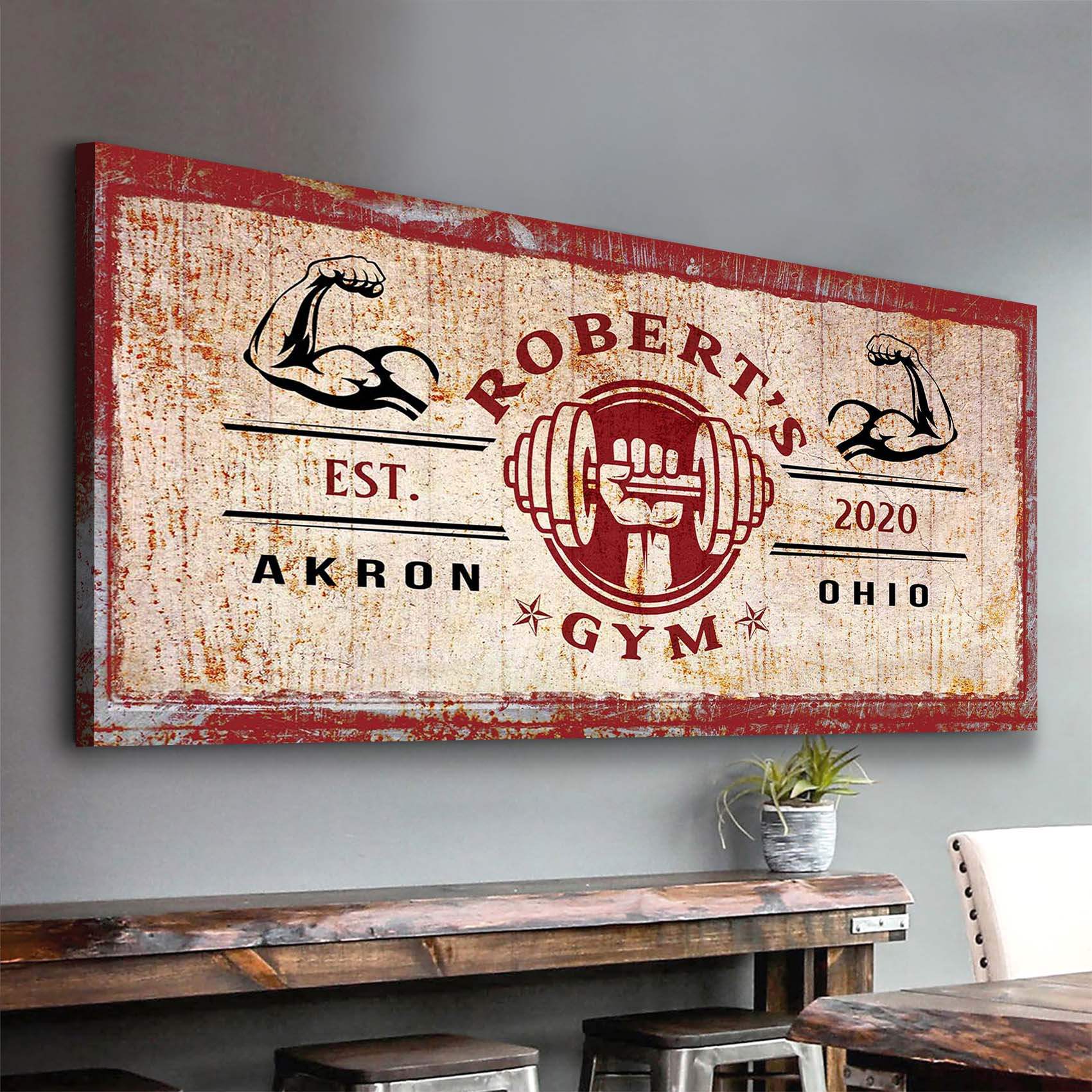 Gym Sign X - Tailored Canvases - Flyclothing LLC