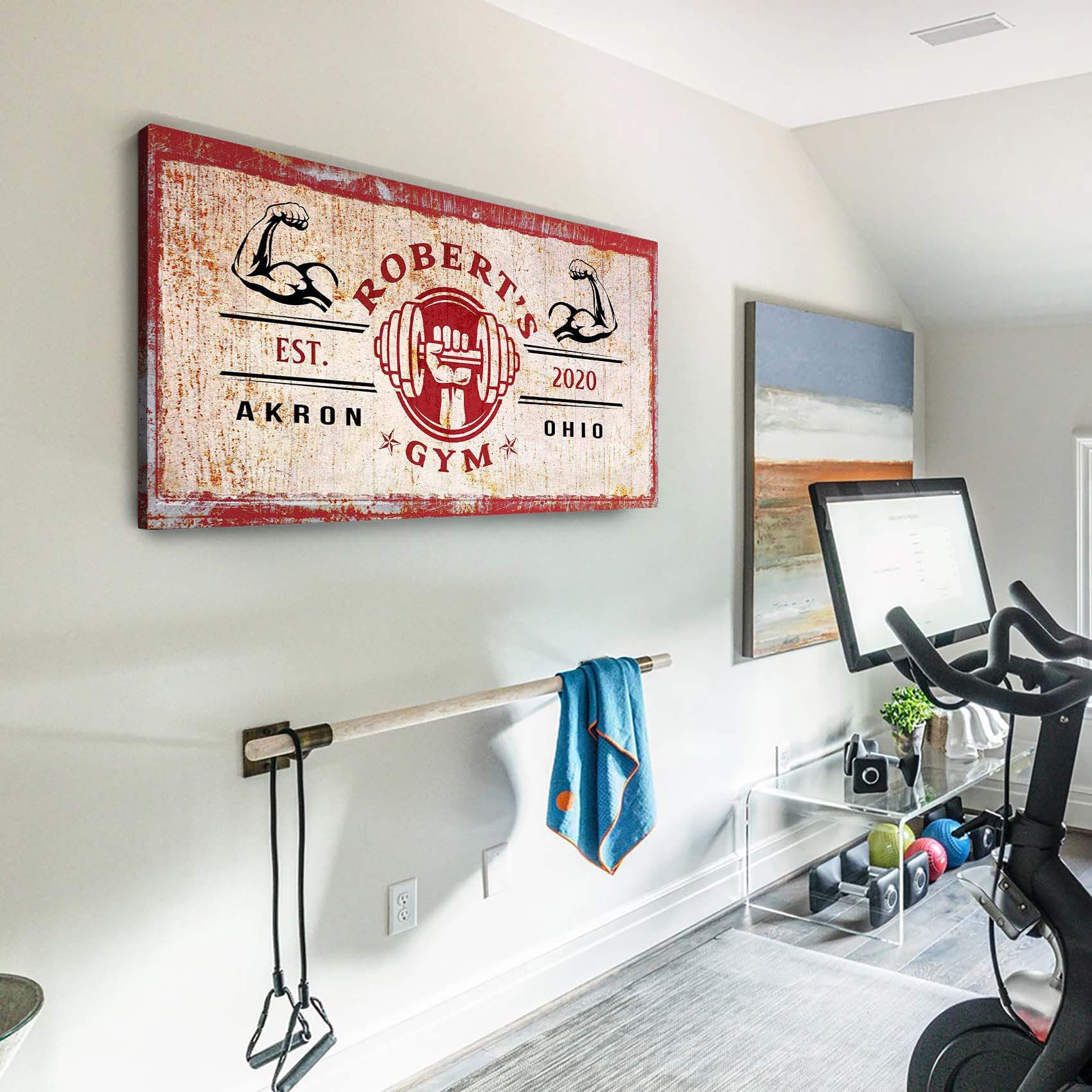 Gym Sign X - Tailored Canvases - Flyclothing LLC