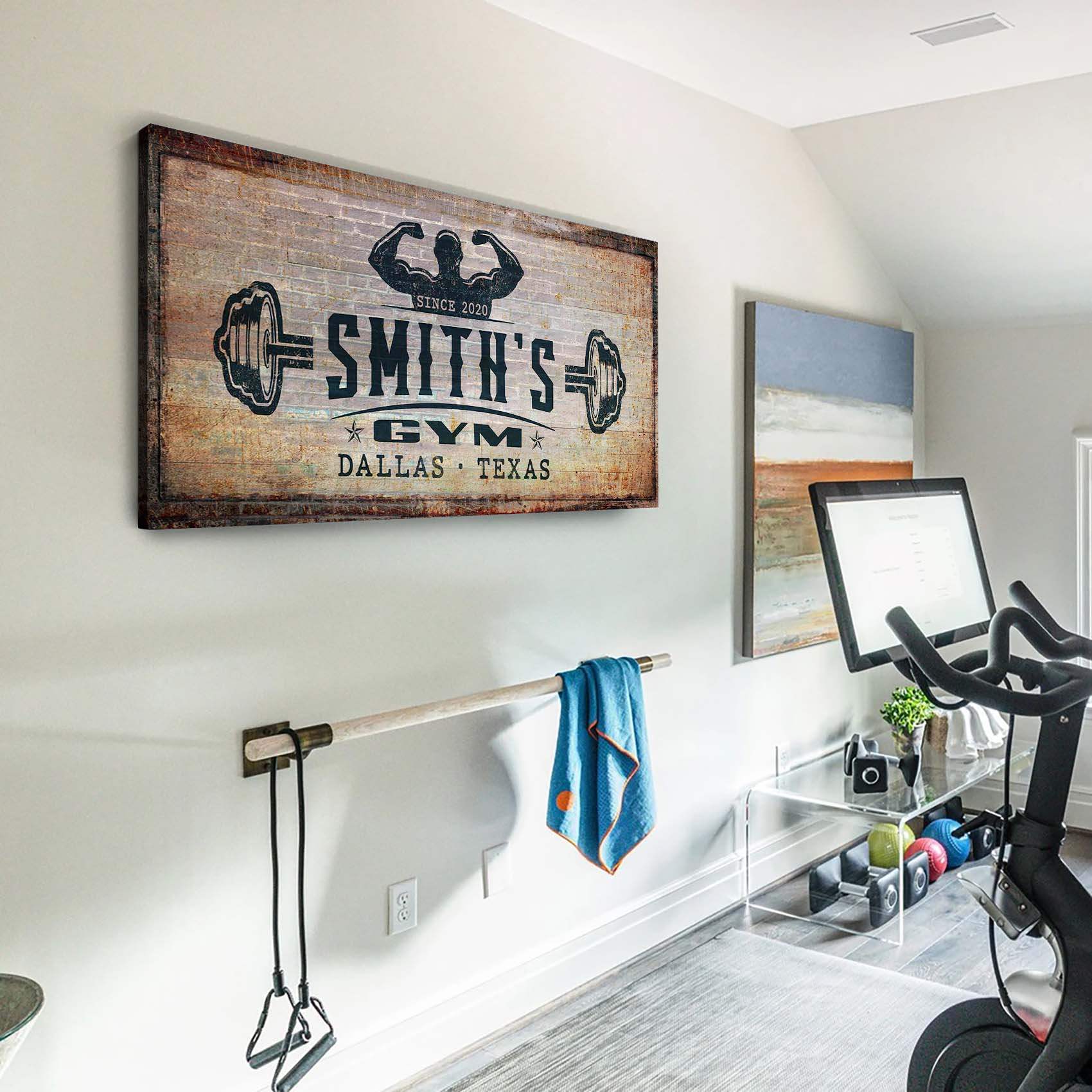 Gym Sign III - Tailored Canvases - Flyclothing LLC