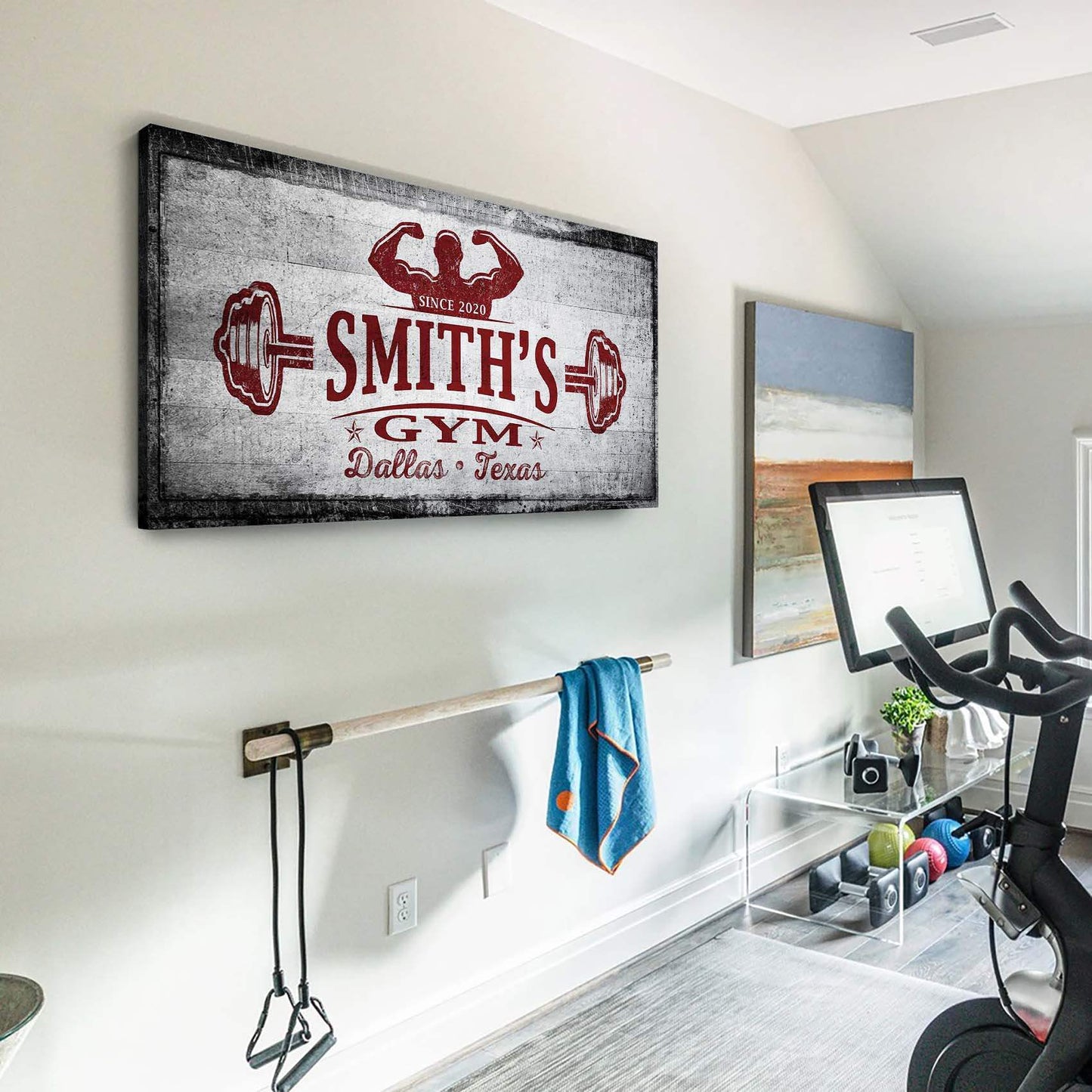 Gym Sign VI - Tailored Canvases - Flyclothing LLC