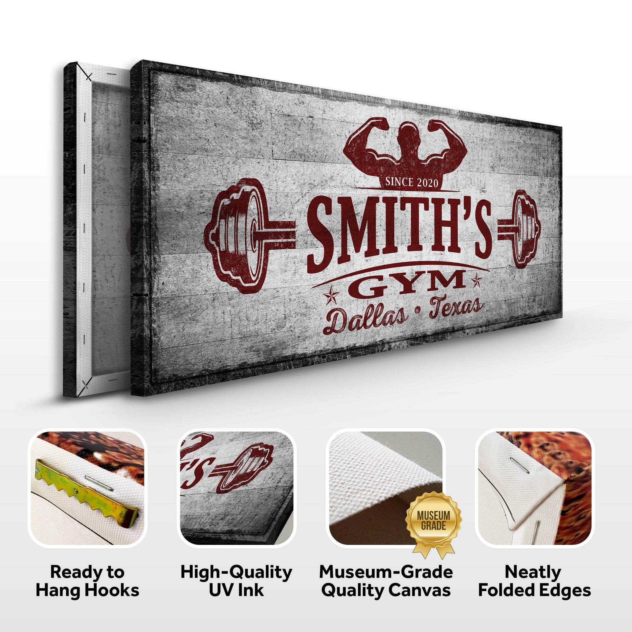 Gym Sign VI - Tailored Canvases - Flyclothing LLC