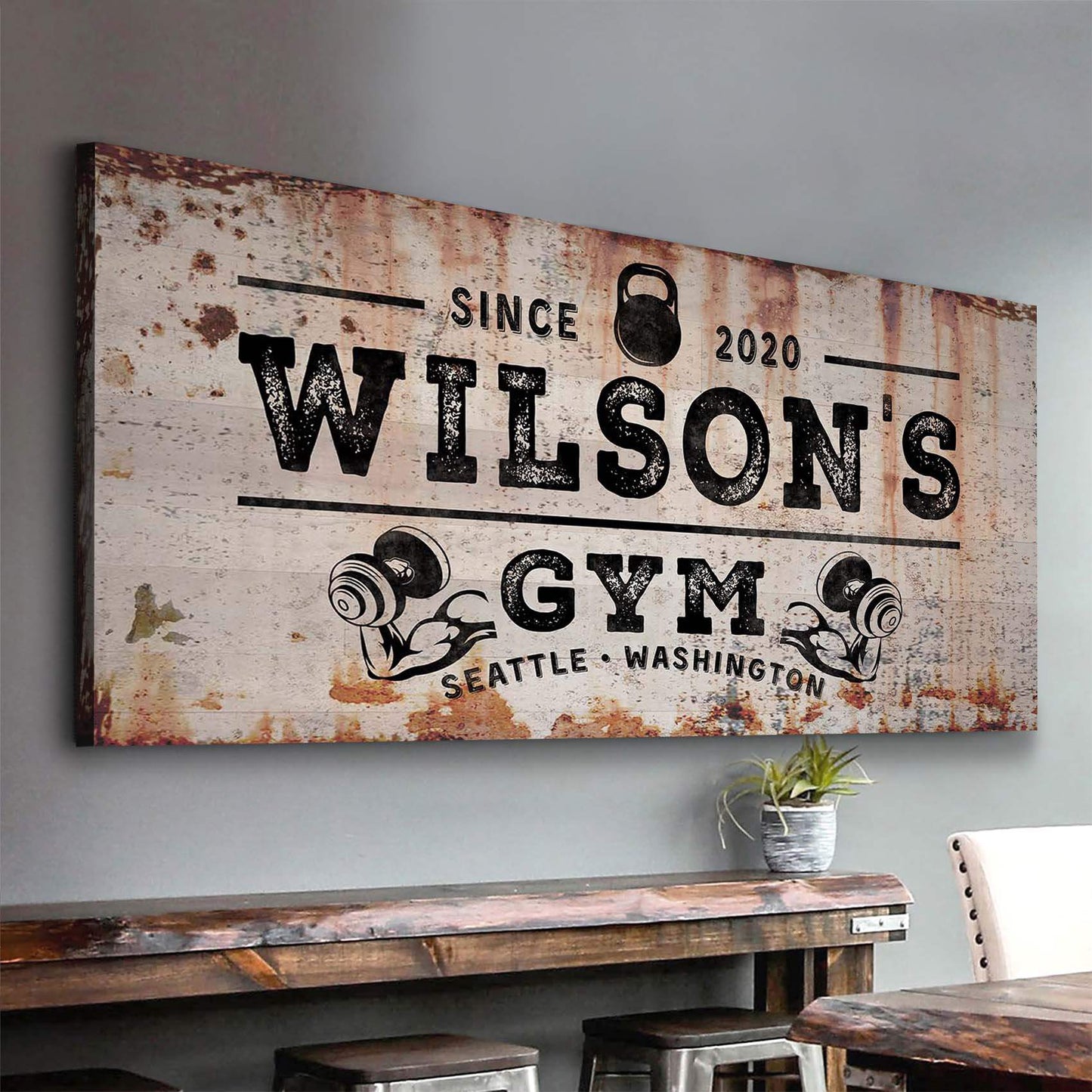 Gym Sign VI - Tailored Canvases - Flyclothing LLC
