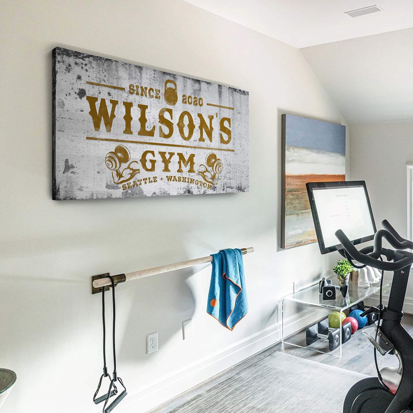 Gym Sign VI - Tailored Canvases - Flyclothing LLC