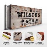 Gym Sign VI - Tailored Canvases - Flyclothing LLC