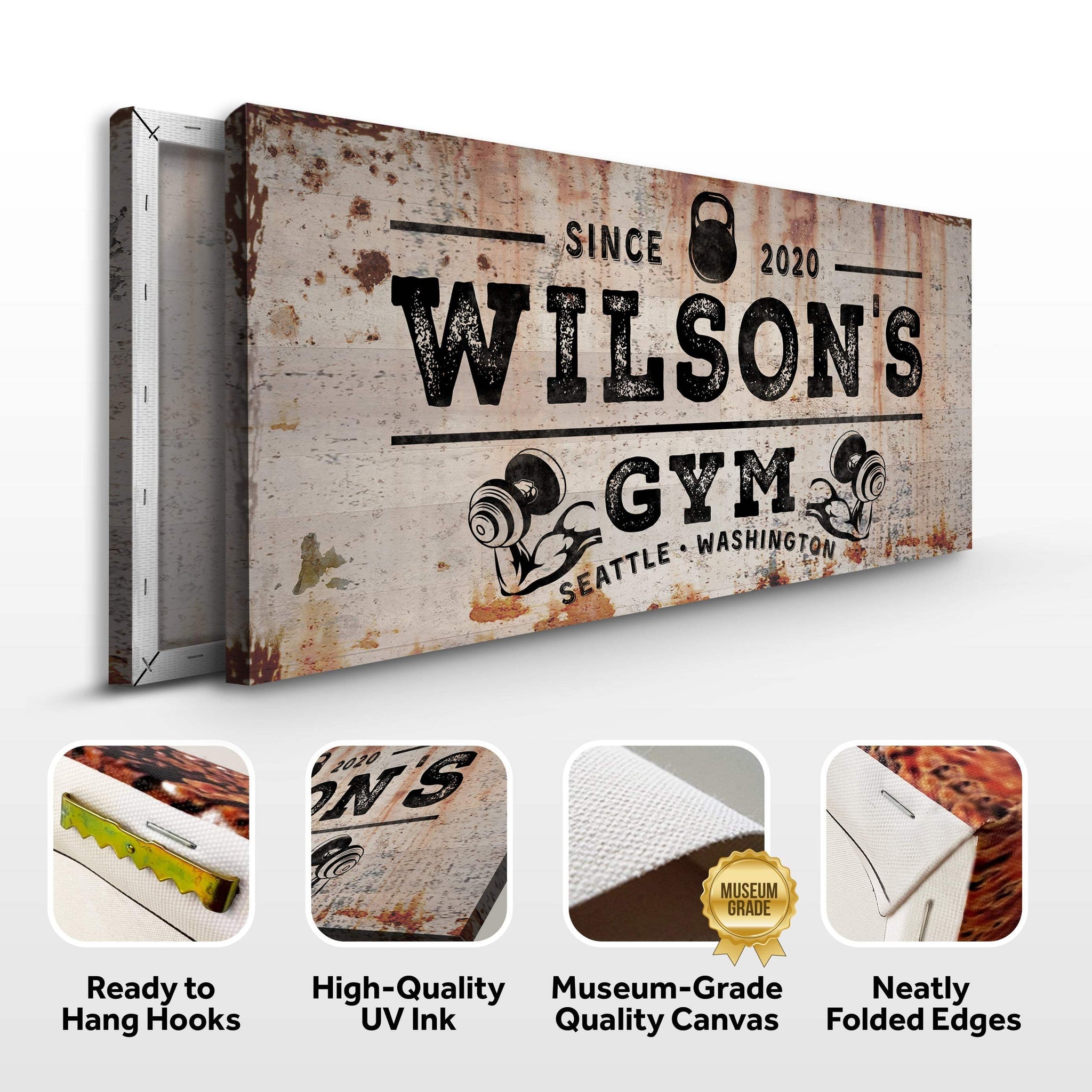 Gym Sign VI - Tailored Canvases - Flyclothing LLC