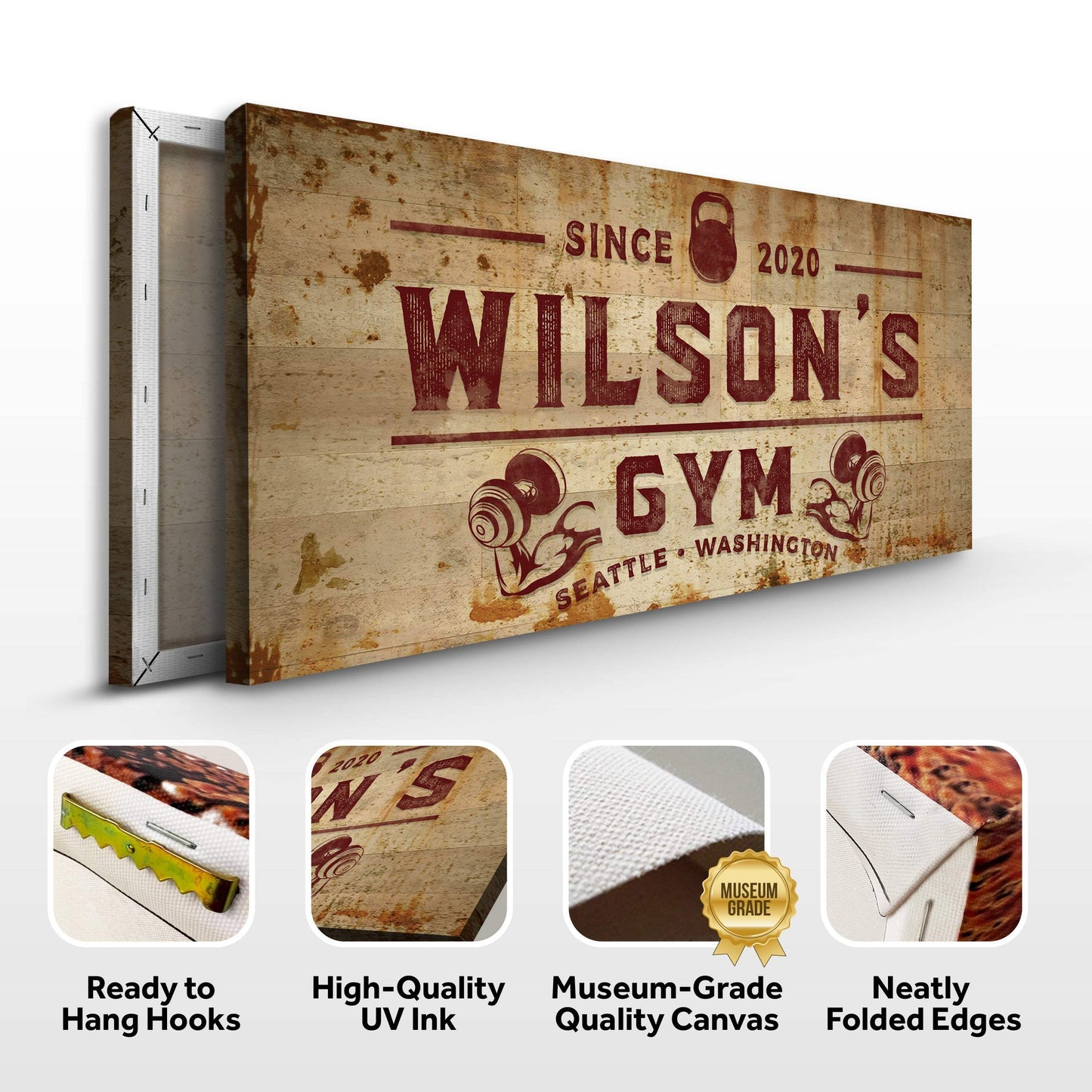 Gym Sign XIV - Tailored Canvases - Flyclothing LLC