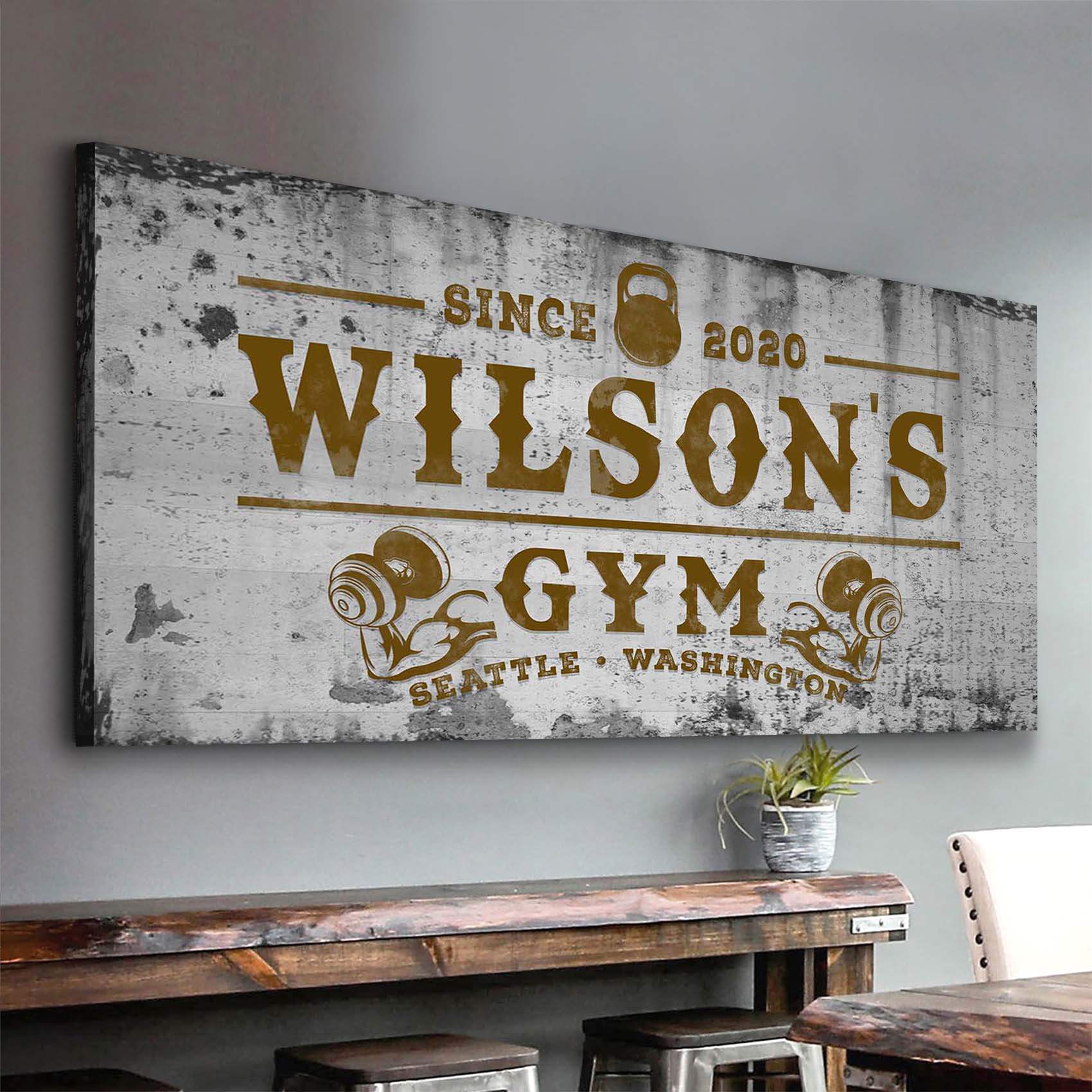 Gym Sign XV - Tailored Canvases - Flyclothing LLC