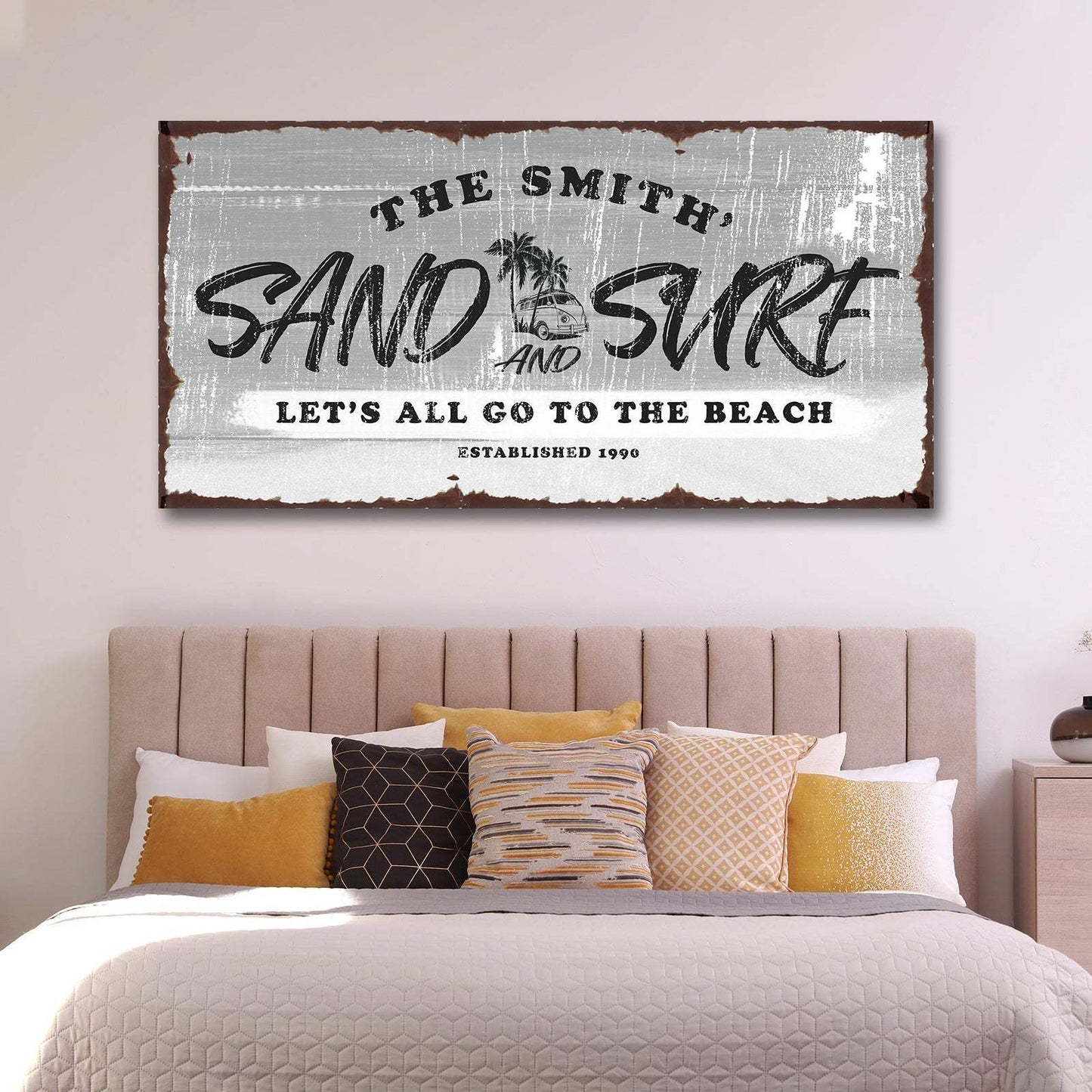 Sand and Surf Sign II - Tailored Canvases - Flyclothing LLC