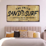 Sand and Surf Sign II - Tailored Canvases - Flyclothing LLC