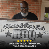 Personalized Bar and Grill Sign - Tailored Canvases - Flyclothing LLC