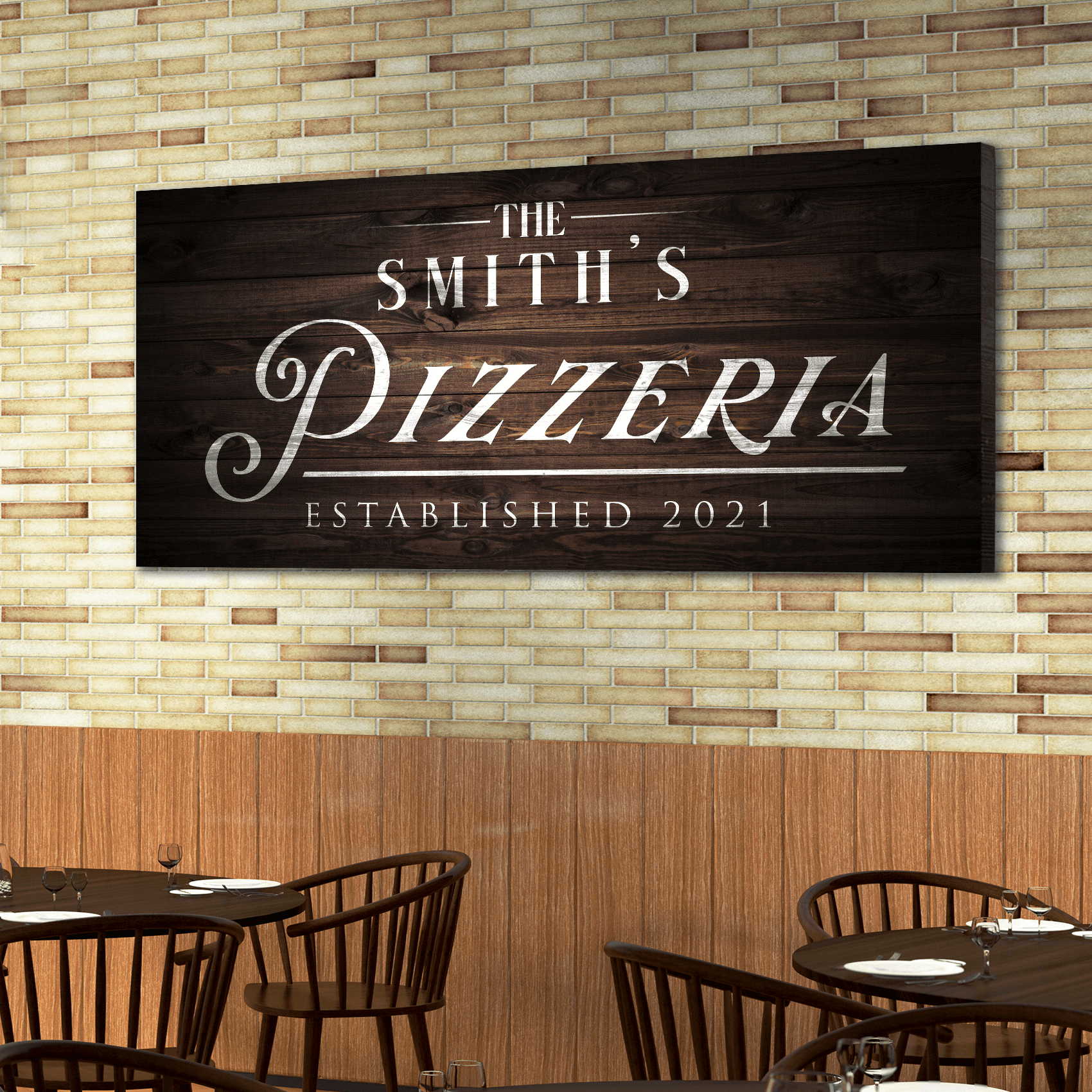 Pizzeria Sign - Tailored Canvases - Flyclothing LLC