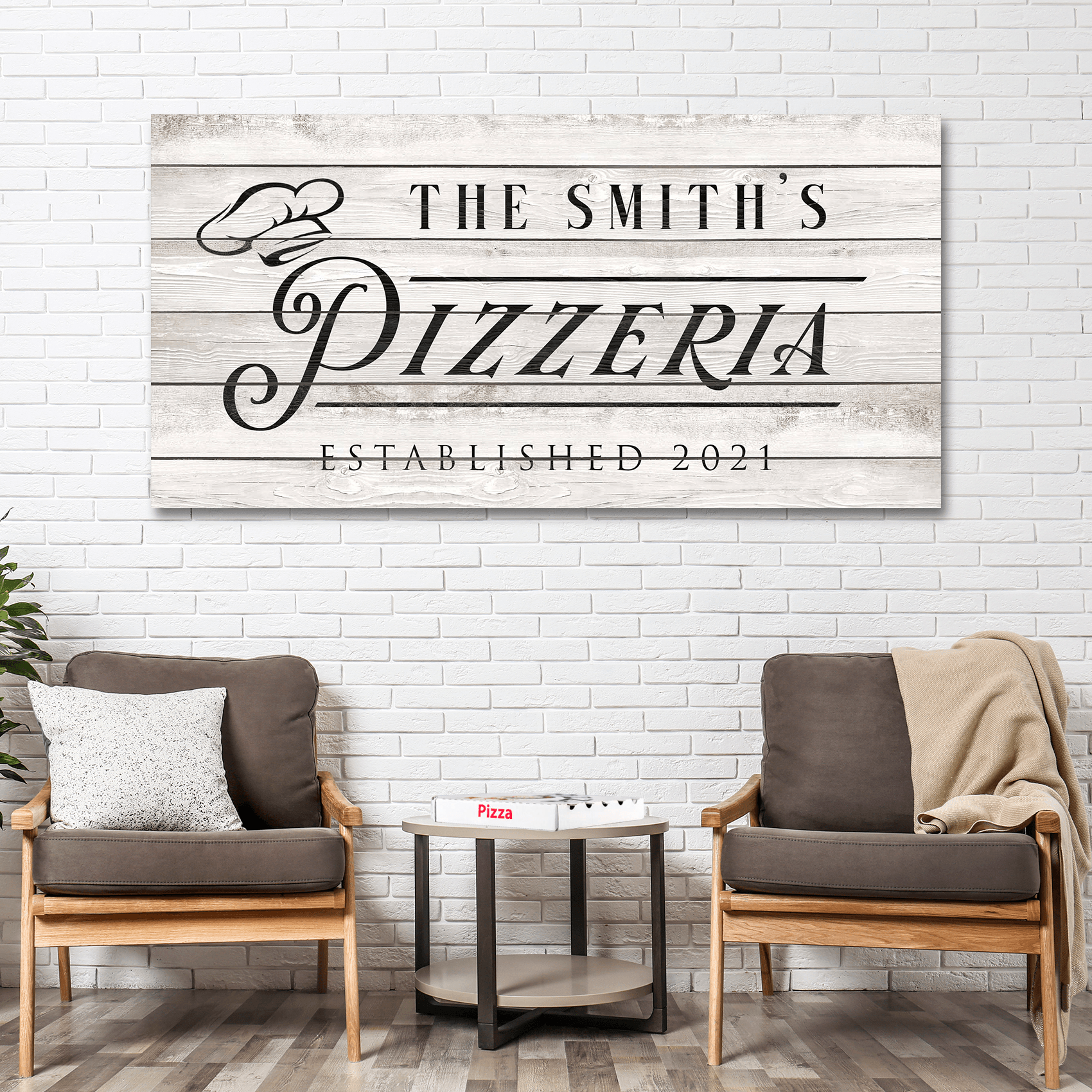 Pizzeria Sign - Tailored Canvases - Flyclothing LLC