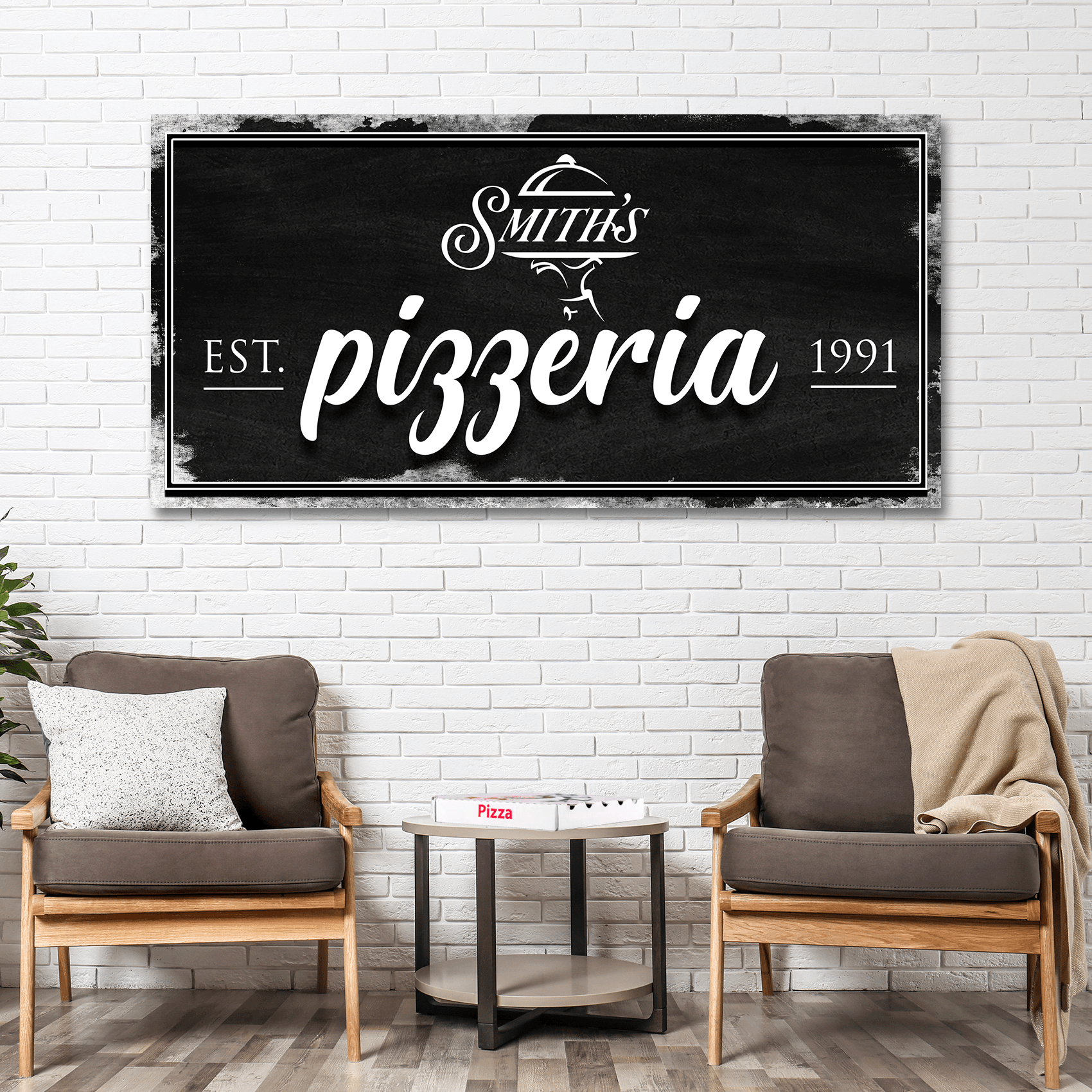 Pizzeria Sign - Tailored Canvases - Flyclothing LLC