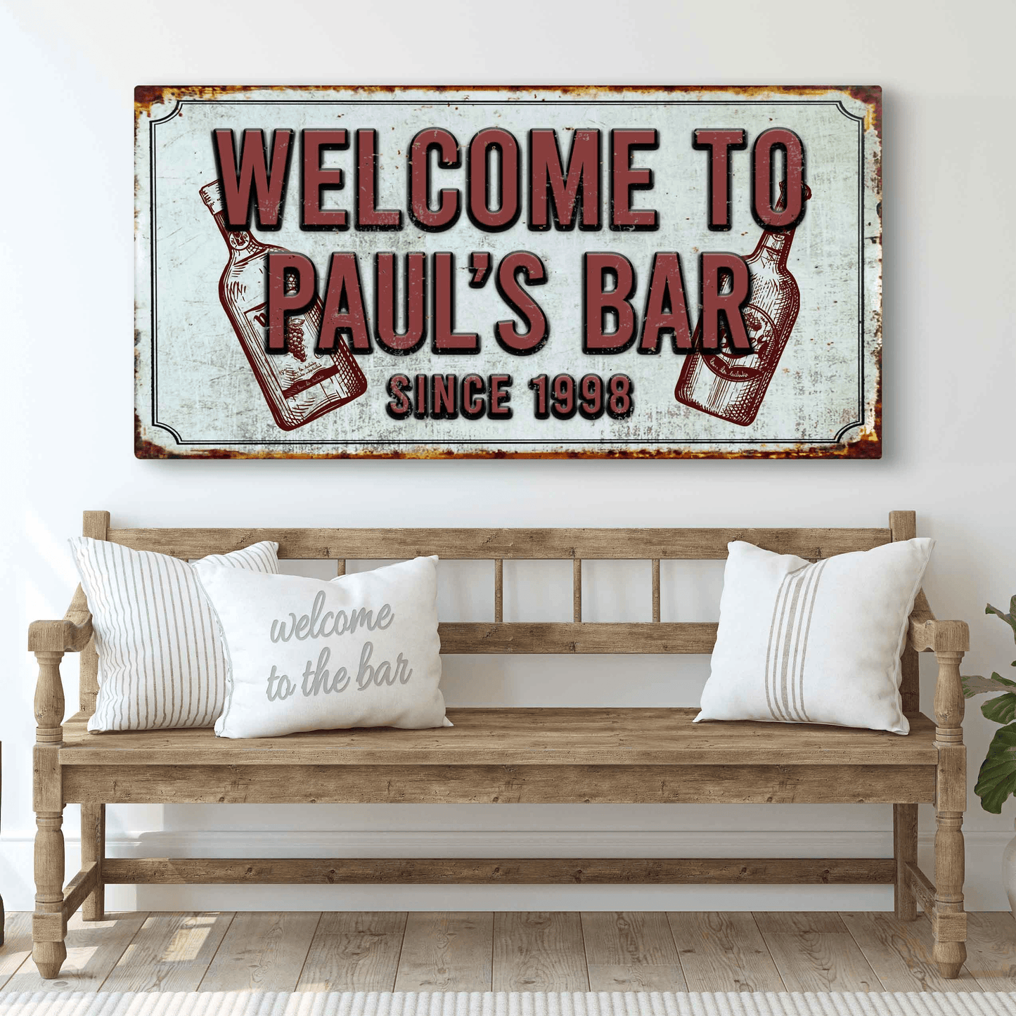 Bar Sign III - Tailored Canvases - Flyclothing LLC