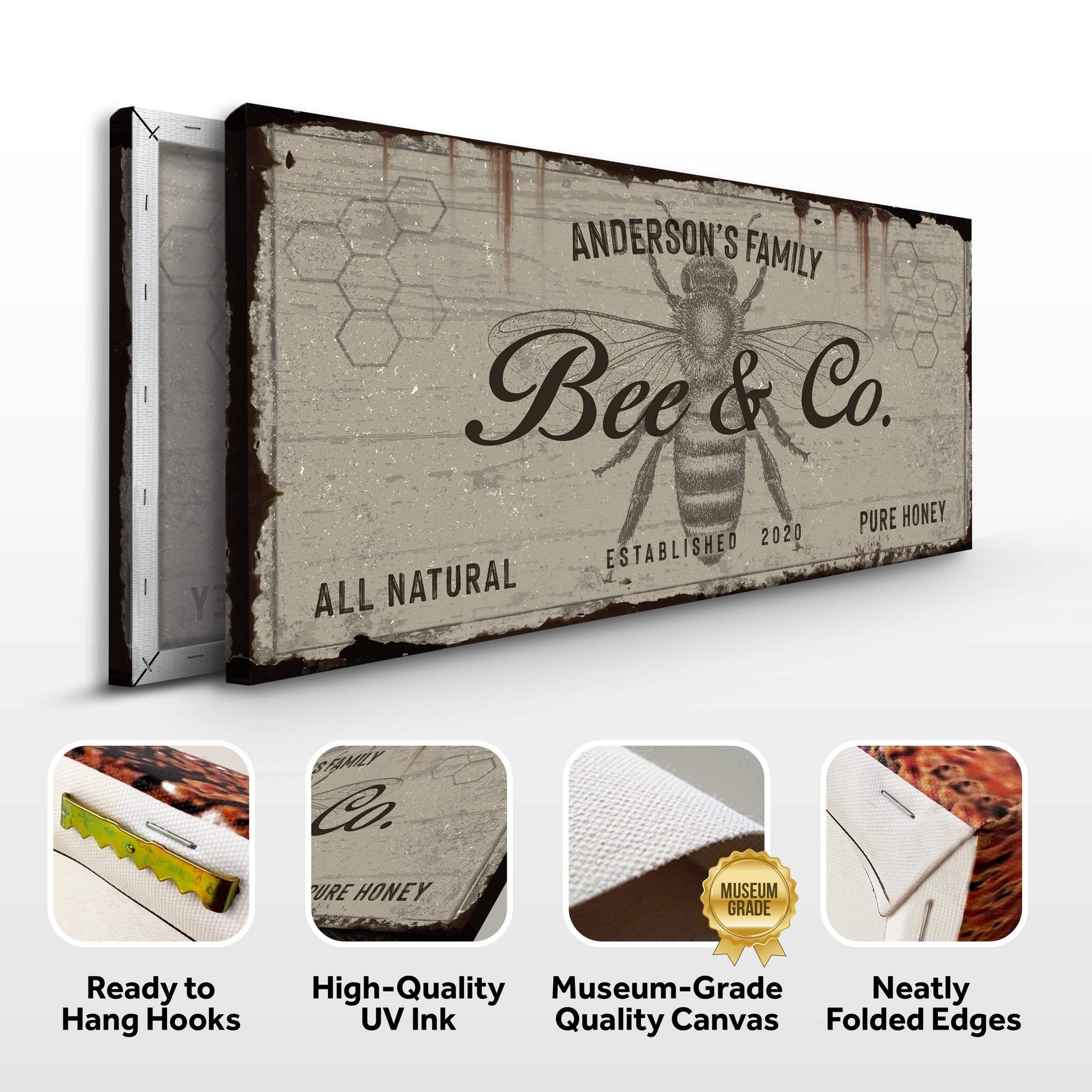 Bee and Co Sign II - Tailored Canvases - Flyclothing LLC