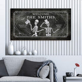 Gothic Welcome Sign - Tailored Canvases - Flyclothing LLC