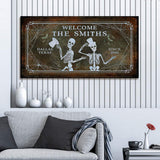 Gothic Welcome Sign - Tailored Canvases - Flyclothing LLC