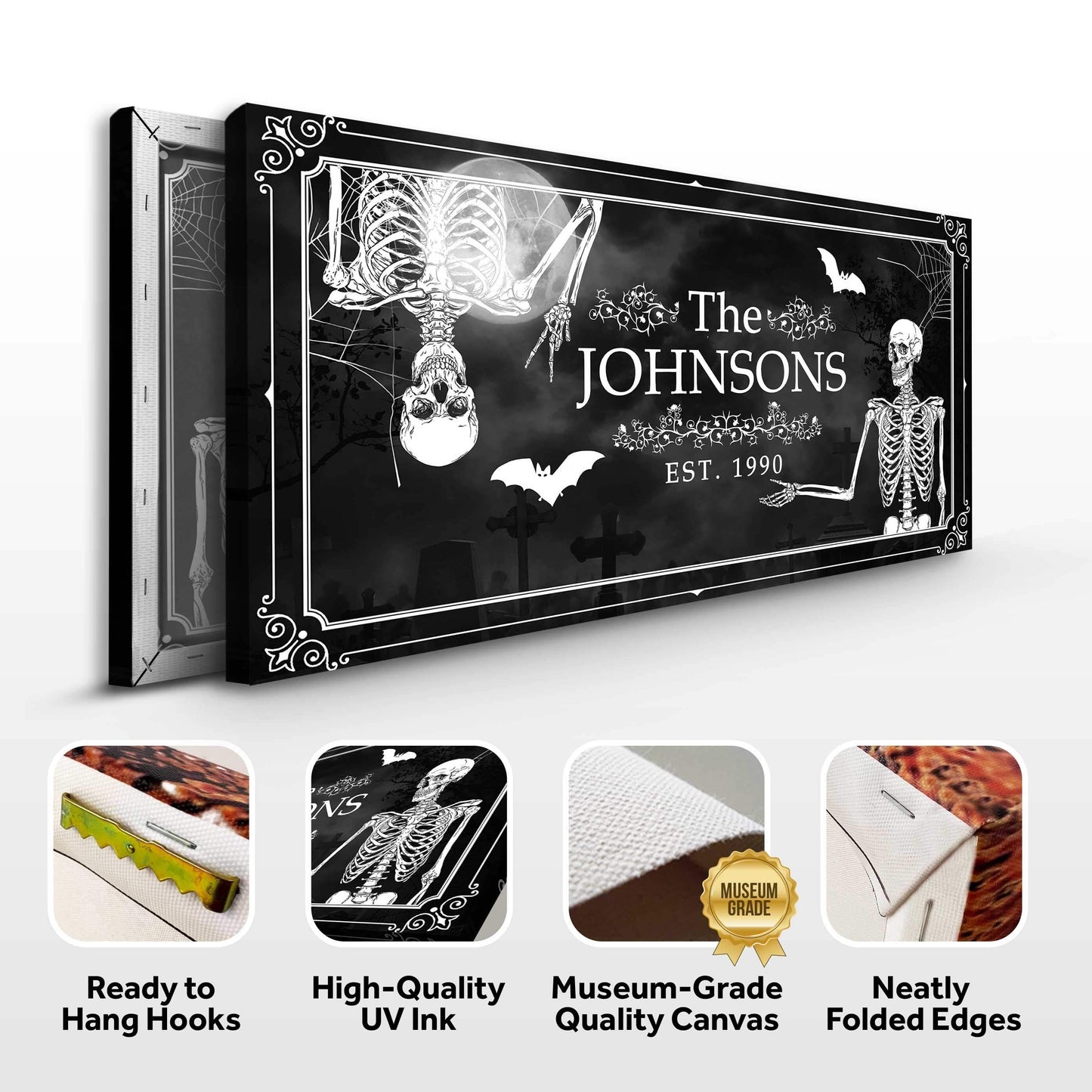 Halloween Family Name Sign - Tailored Canvases - Flyclothing LLC