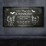 Halloween Family Name Sign - Tailored Canvases - Flyclothing LLC