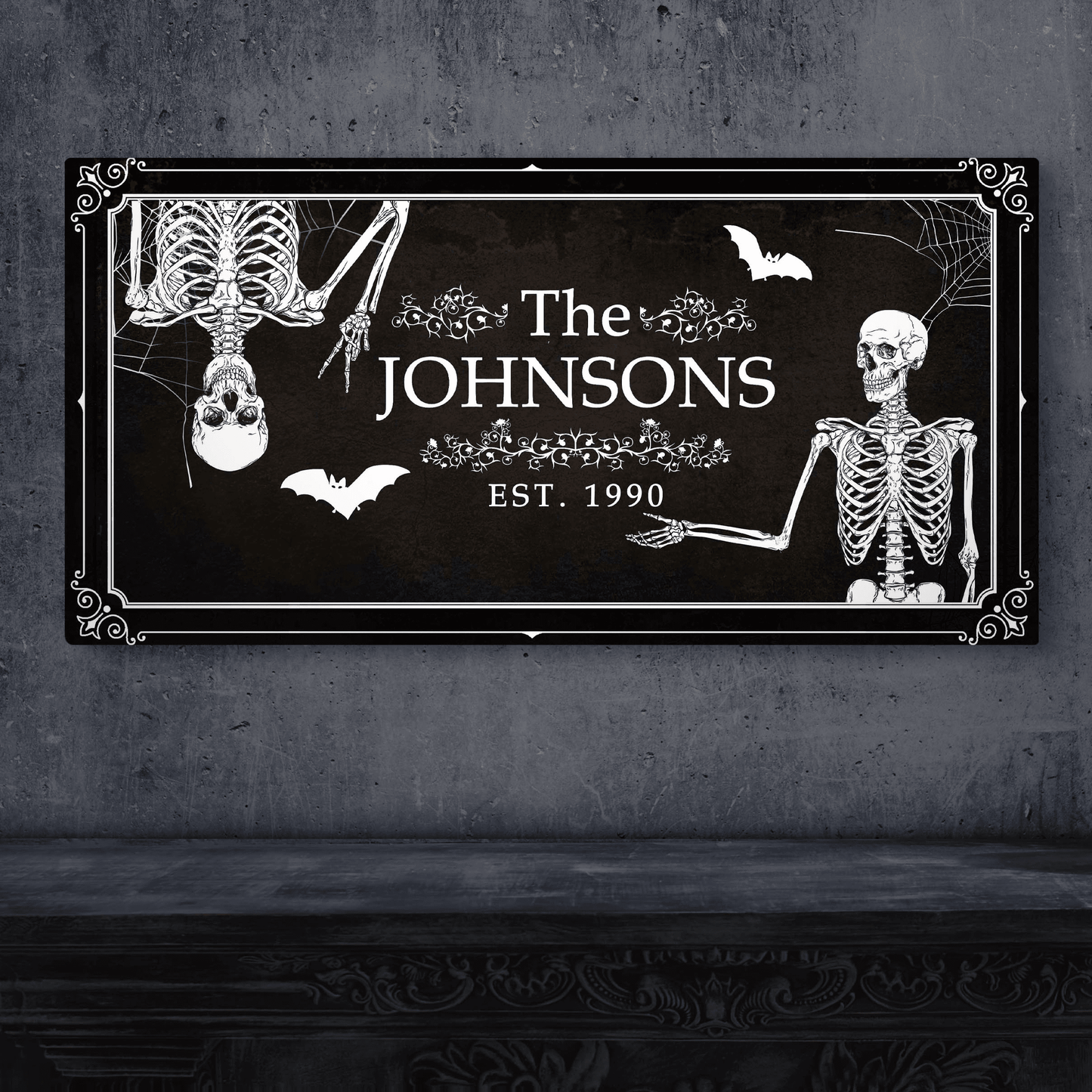 Halloween Family Name Sign - Tailored Canvases - Flyclothing LLC