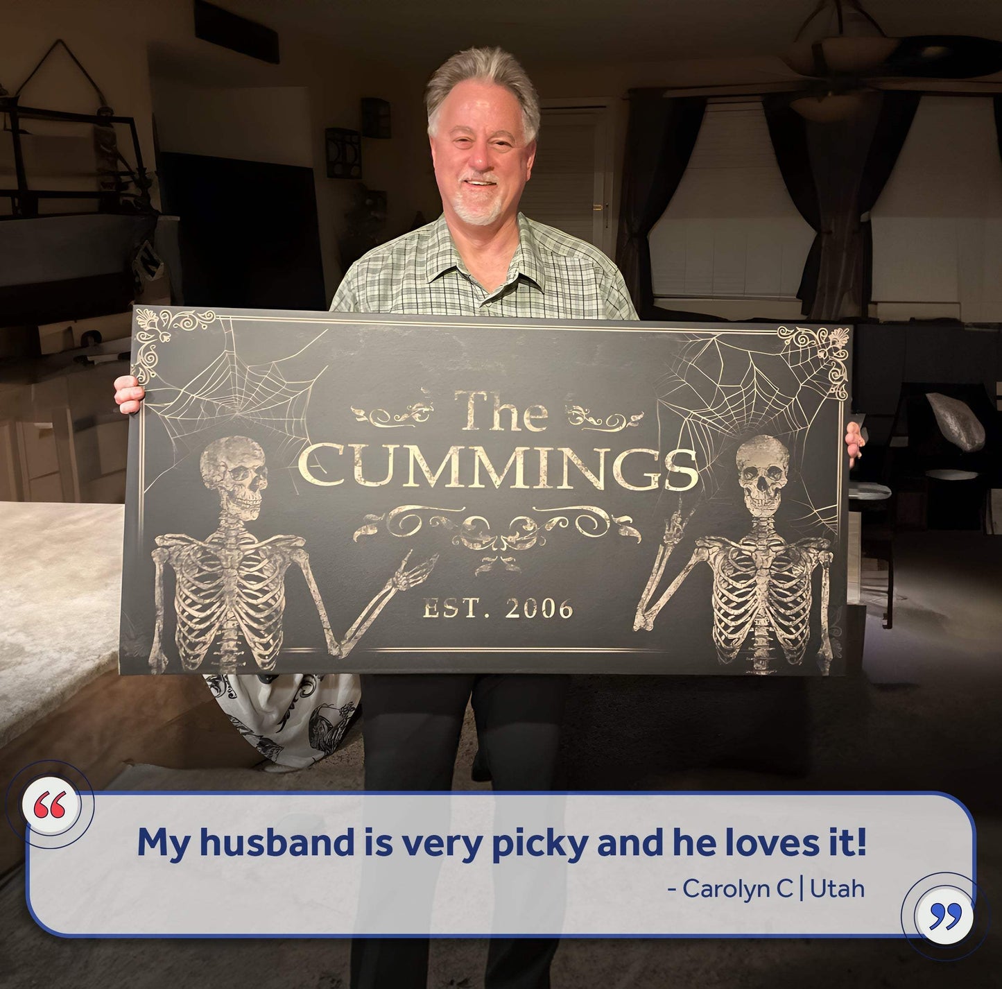 Gothic Family Sign II - Tailored Canvases - Flyclothing LLC