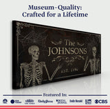 Gothic Family Sign - Personalized Gothic Decor - The Perfect Gothic Interior Design Gift - Tailored Canvases - Flyclothing LLC