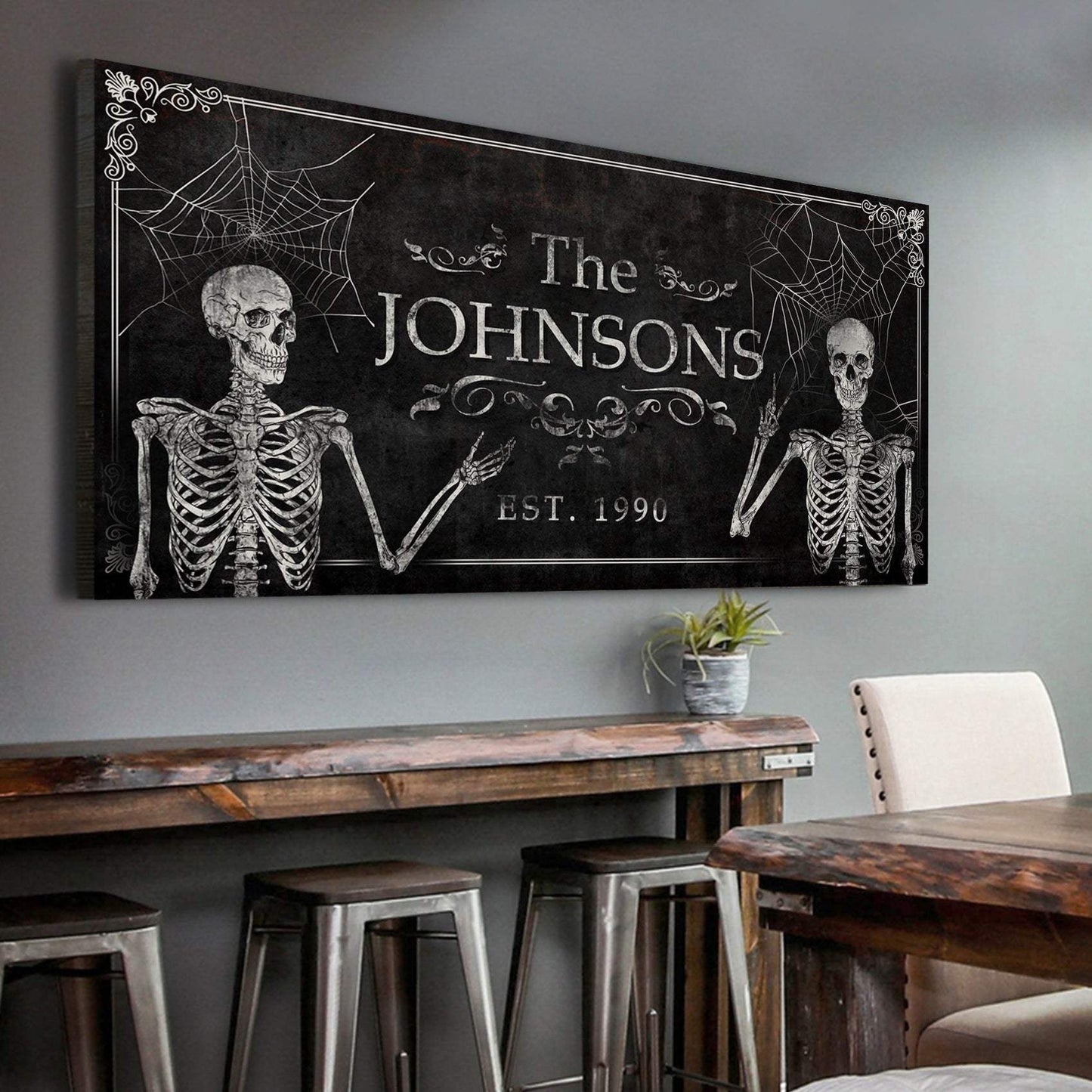 Gothic Family Sign - Tailored Canvases - Flyclothing LLC