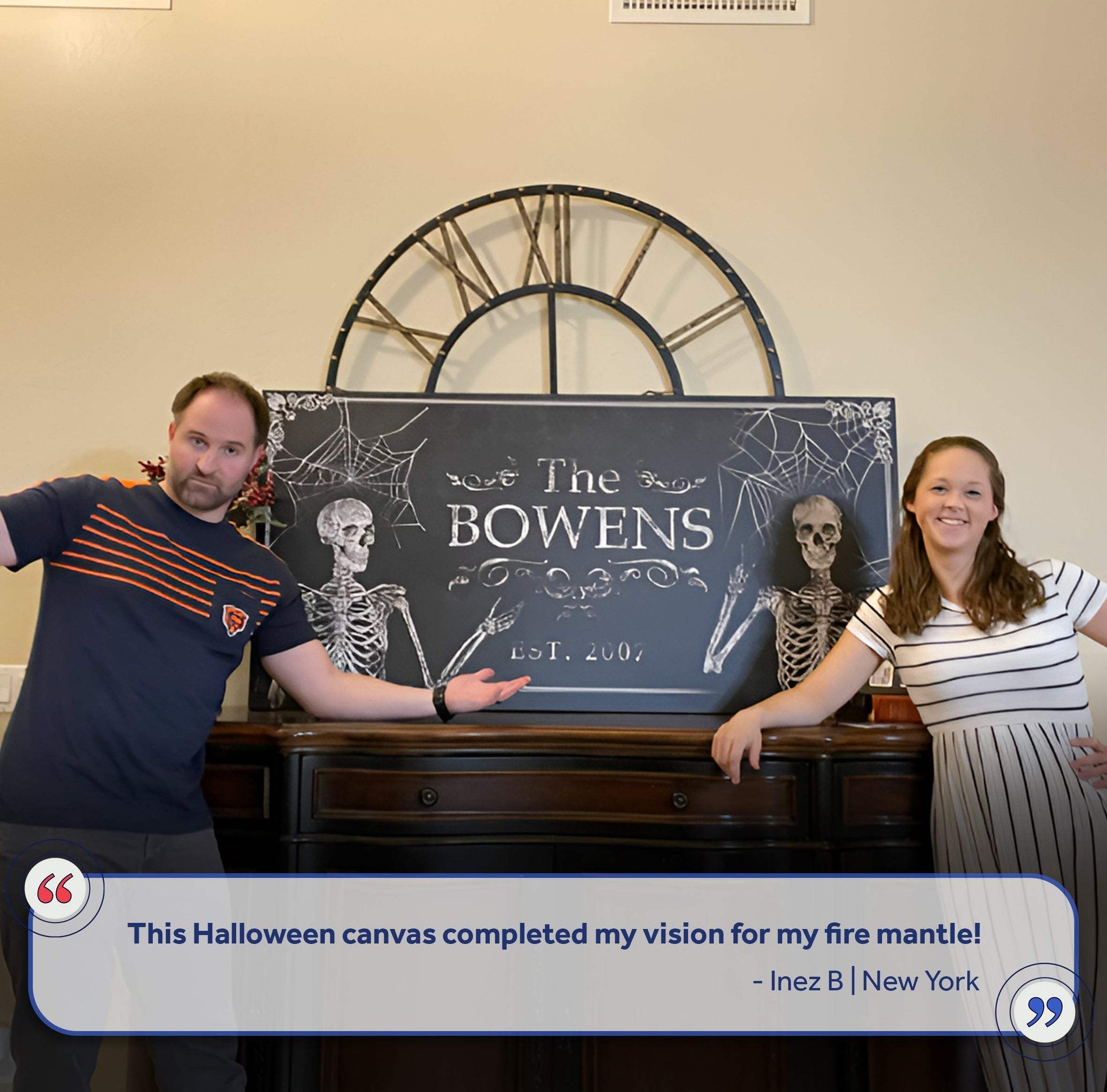 Gothic Family Sign - Tailored Canvases - Flyclothing LLC